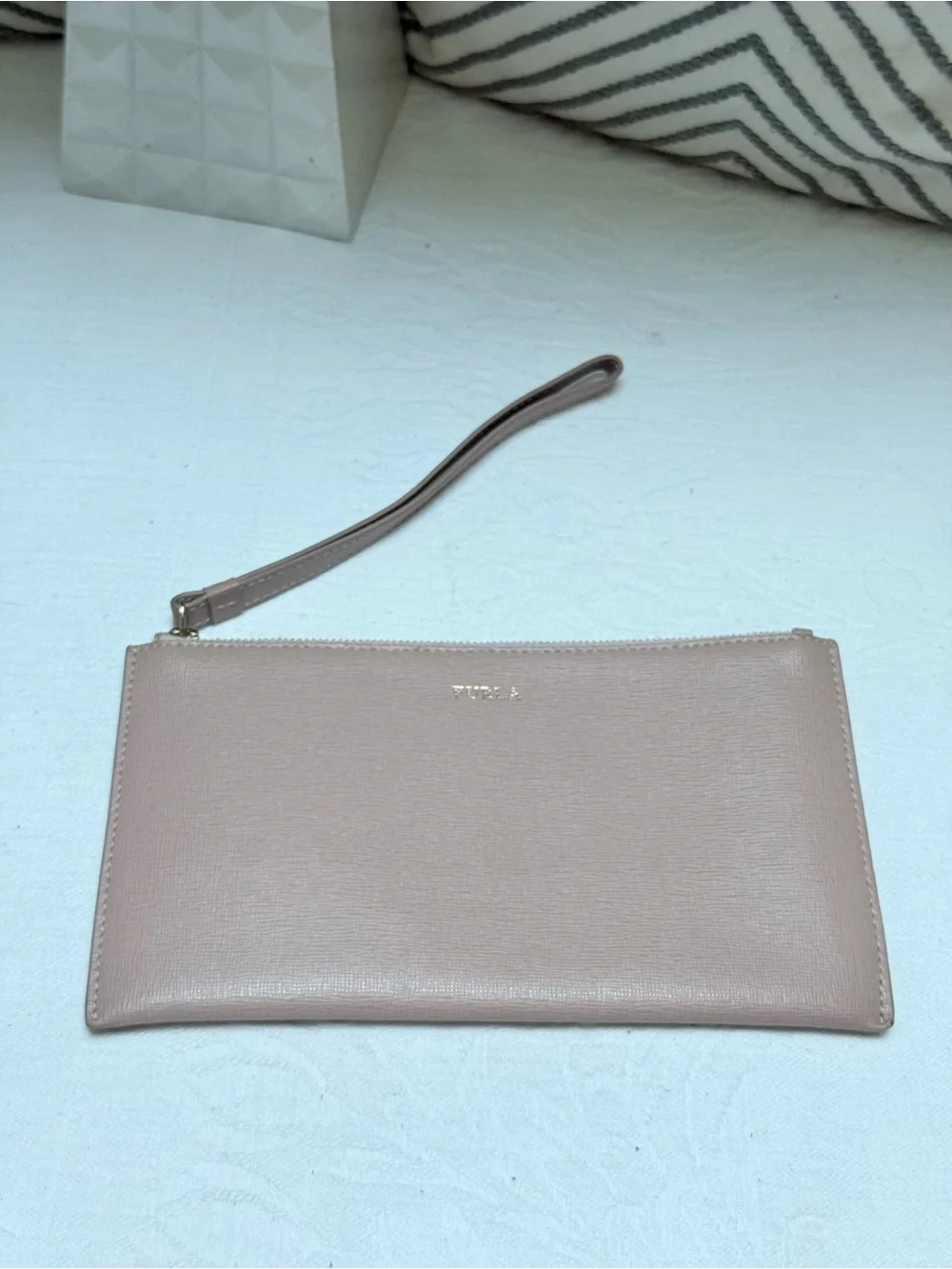 Furla sleek wristlet